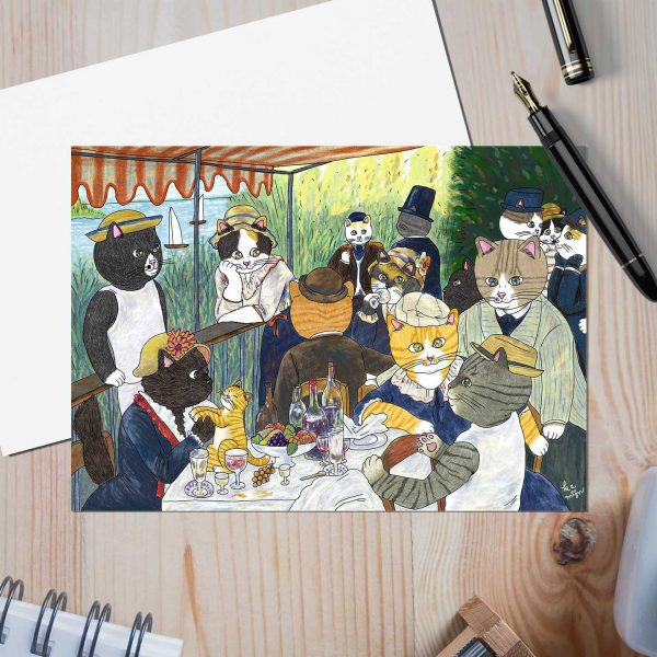 Postcard #013 Luncheon of the Boating Party By Kamijn