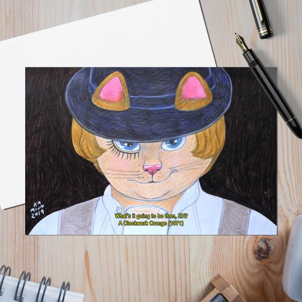 Postcard #028 A Clockwork Orange By Kamijn